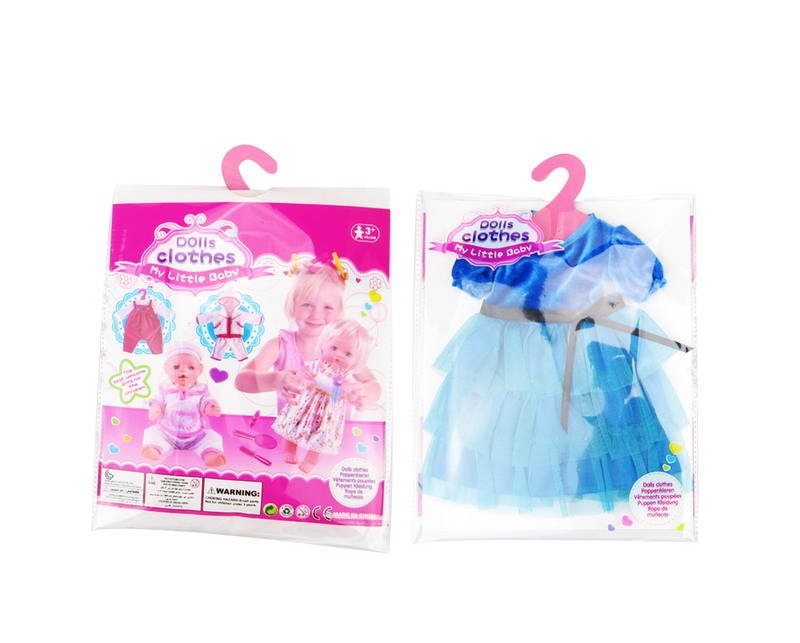 Одежда для кукол: платье, синий цвет  