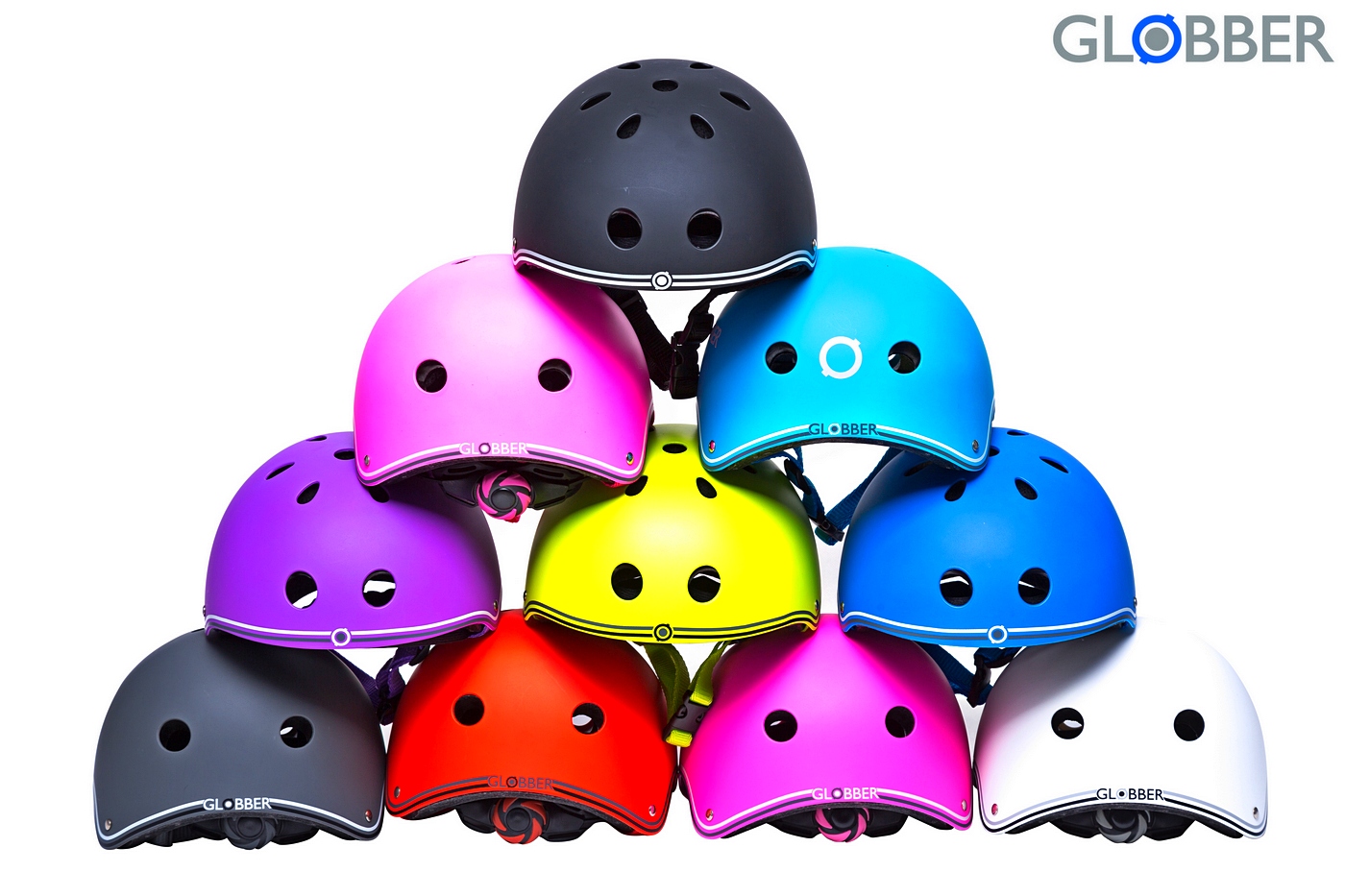 500-120 Шлем Globber Junior, black, XS-S 51-54 см  