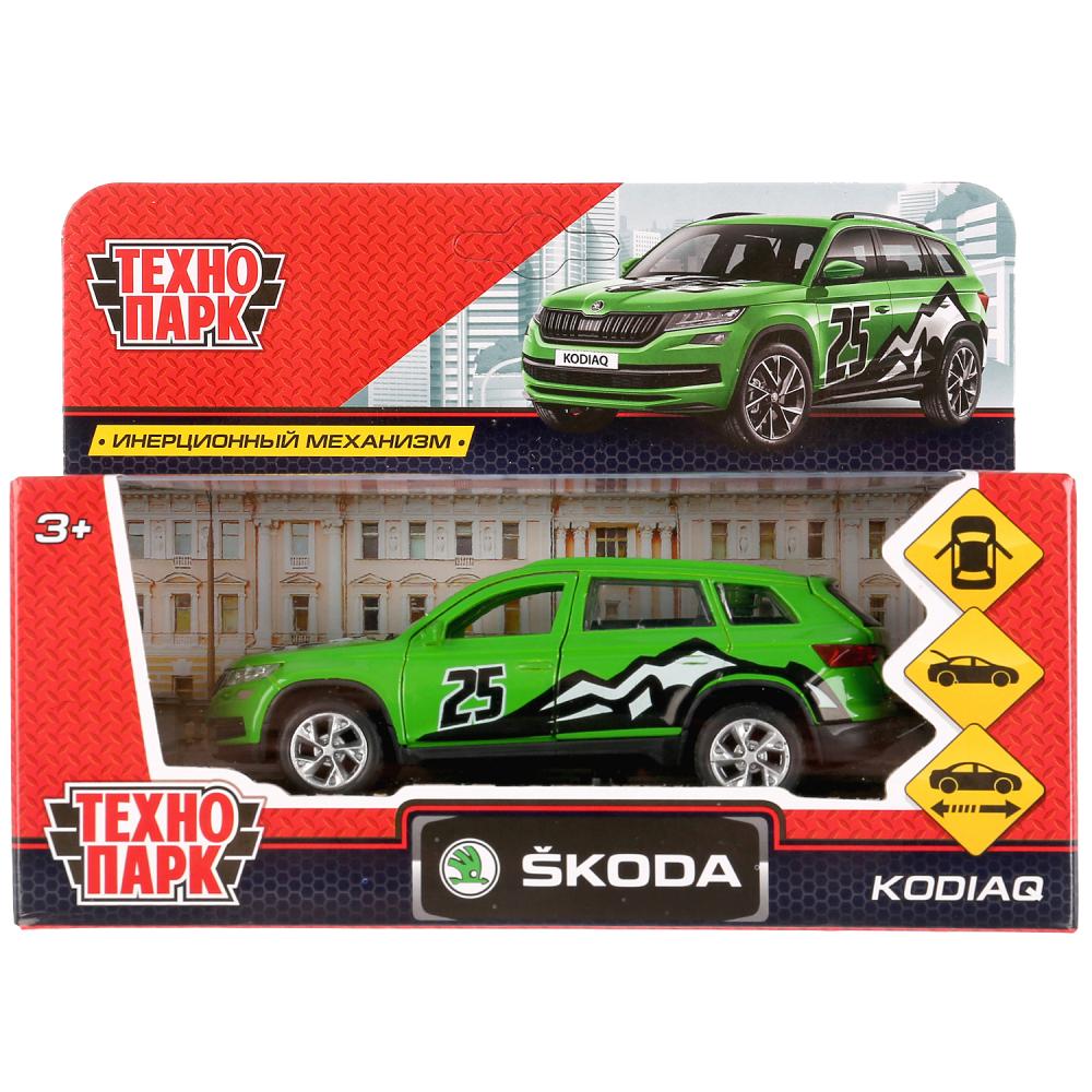 Машина металл Skoda Kodiaq Спорт, 12 см, открываются двери и багажник, инерционная  