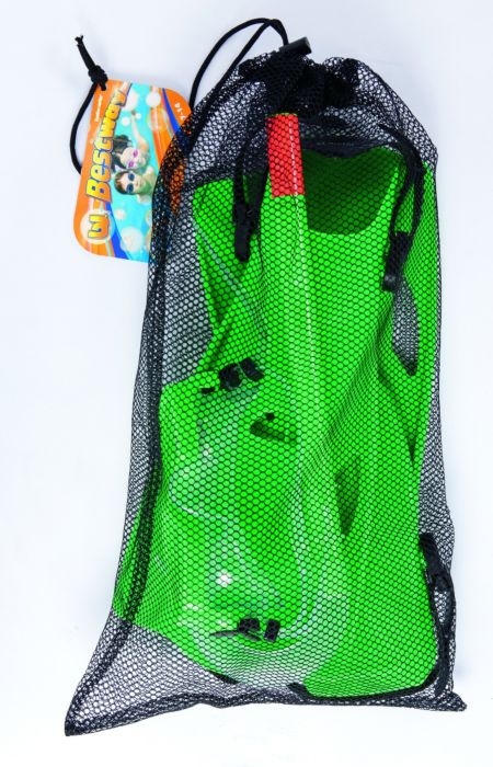 Набор для ныряния Фристайл с маской, трубкой и ластами размер 37-41, от 7 лет, 3 цвета  