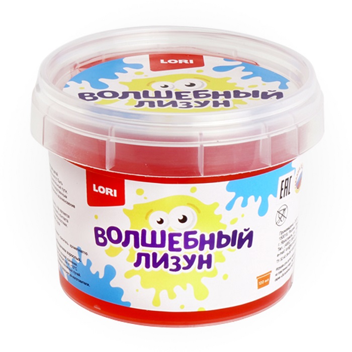 

Лизун волшебный, красный с ароматом клубники, 120 мл