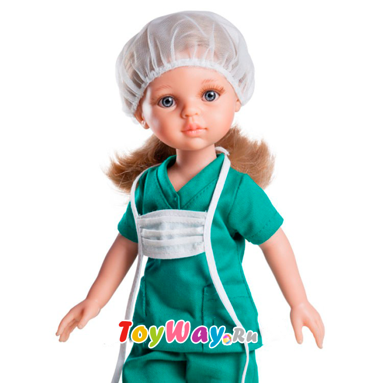 Кукла Карла медсестра, 32 см.  