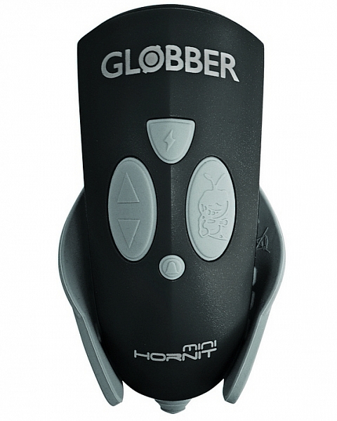 Звонок-фонарик Globber 525-106 для самокатов Mini Hornit, 25 мелодий Lime Green  