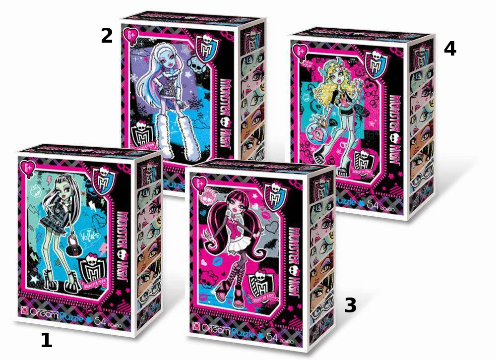 

Мини-пазл - Monster High, 54 элемента