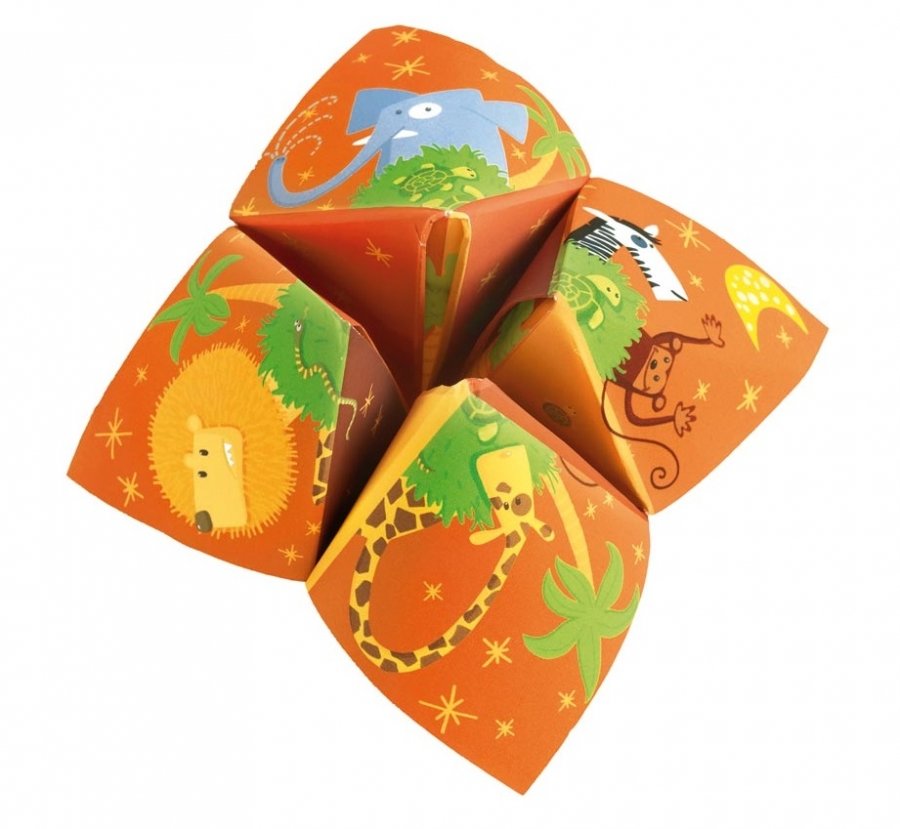 Оригами-гадалки для игры в фанты  