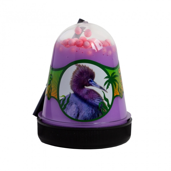 

Slime – Jungle с розовыми пенопластовыми шариками – Цапля, 130 г