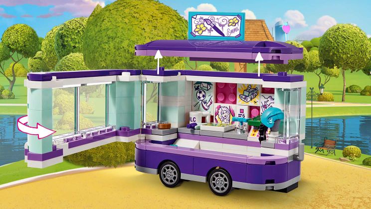 Конструктор Lego Friends - Передвижная творческая мастерская Эммы  