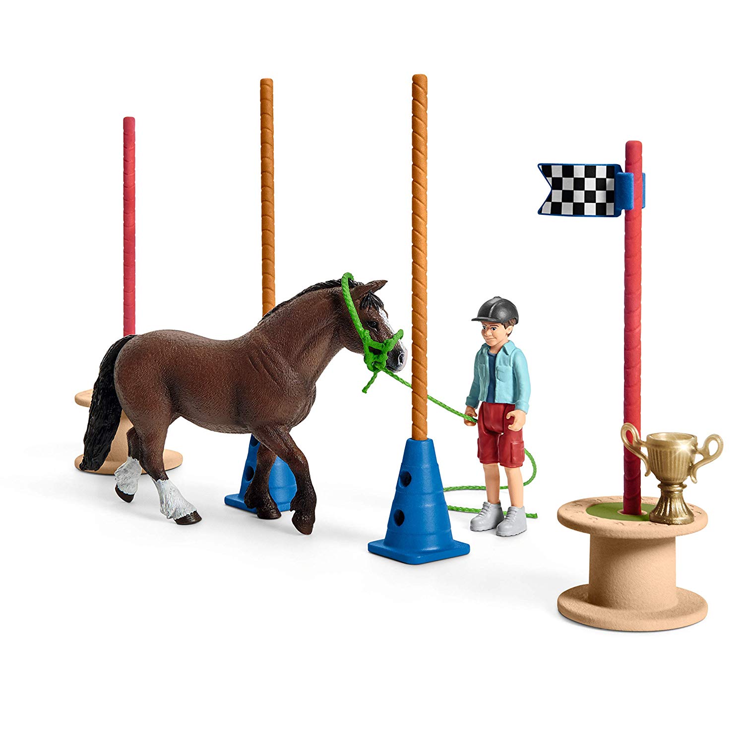 Игровая фигурка – Спортивные бега с участием пони  