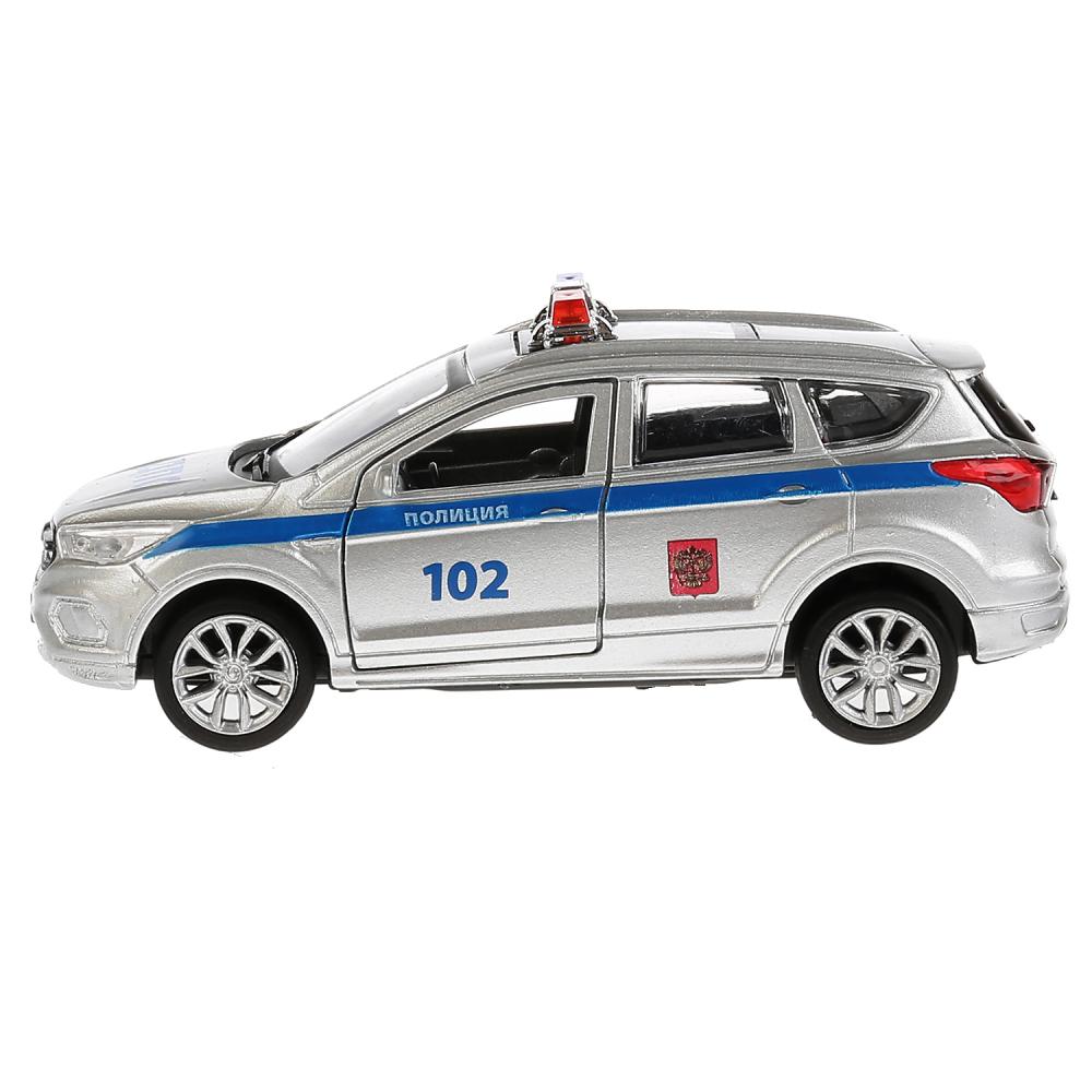 Машина металлическая Ford Kuga Полиция 12 см., открываются двери, инерционная  