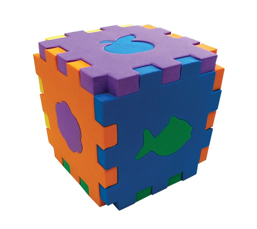 Кубик-сортер: первые игрушки  