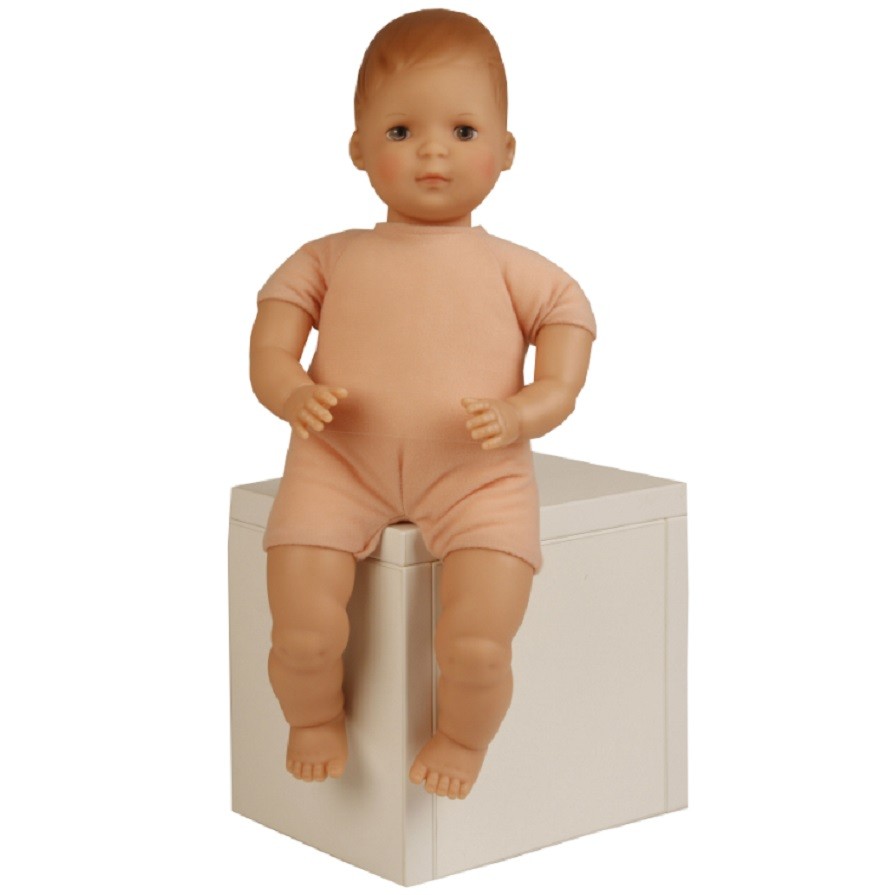 Кукла мягконабивная, кареглазая девочка, 30 см  