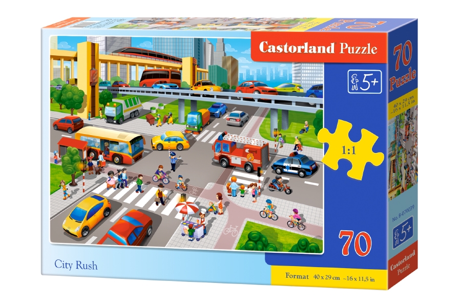 

Пазлы Castorland – Город, 70 элементов