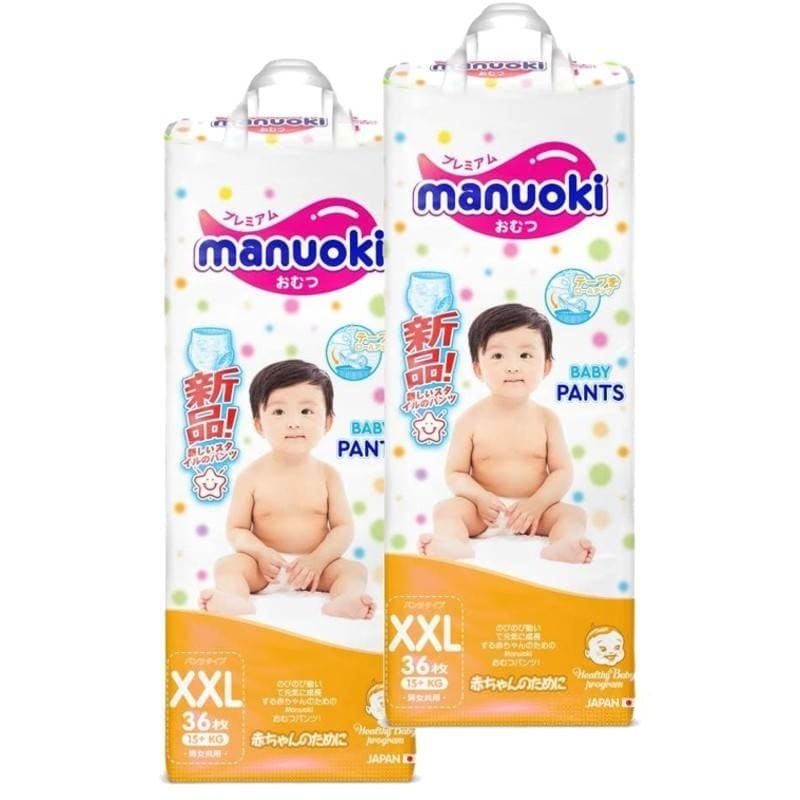 

Подгузники-трусики размер XXL, 15+ кг, 2 пачки по 36 шт