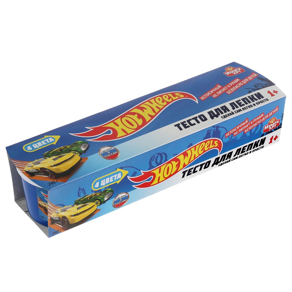 

Тесто для лепки - Hot Wheels, 4 цвета по 60 г