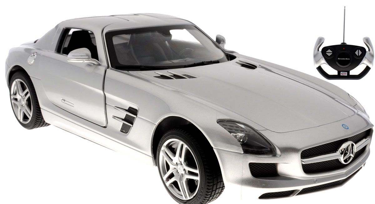 

Машина на р/у - Mercedes-Benz SLS AMG, серебристый, 1:14