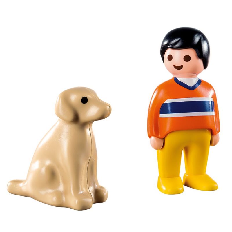 Игровой набор 1.2.3 – Мужчина с собакой  