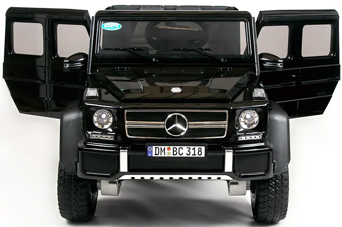 Электромобиль ToyLand Mercedes Benz G63 6х6, цвет - черный  