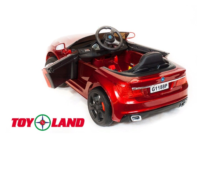 Электромобиль ToyLand BMW 5 красного цвета  