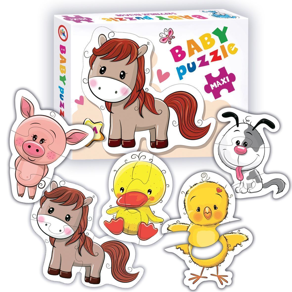 

Пазл из серии Baby Puzzle - На ферме