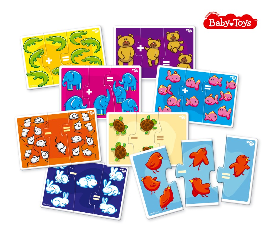 

Пазлы-макси ®BabyToys, тройные - Складываем-вычитаем