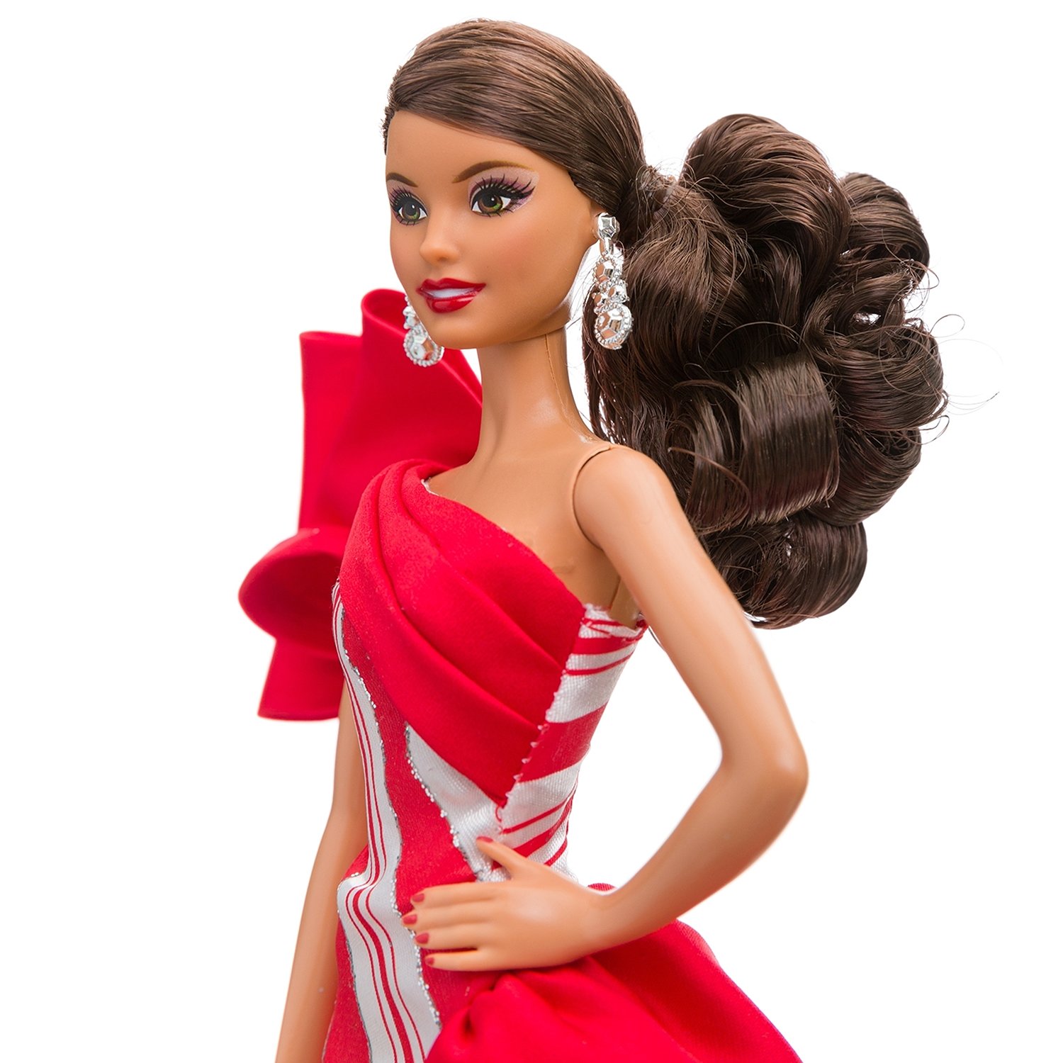 Праздничная кукла Barbie®, брюнетка  