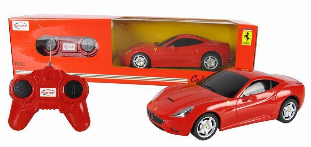 Машина на р/у – Ferrari California, 1:24, красный, свет  