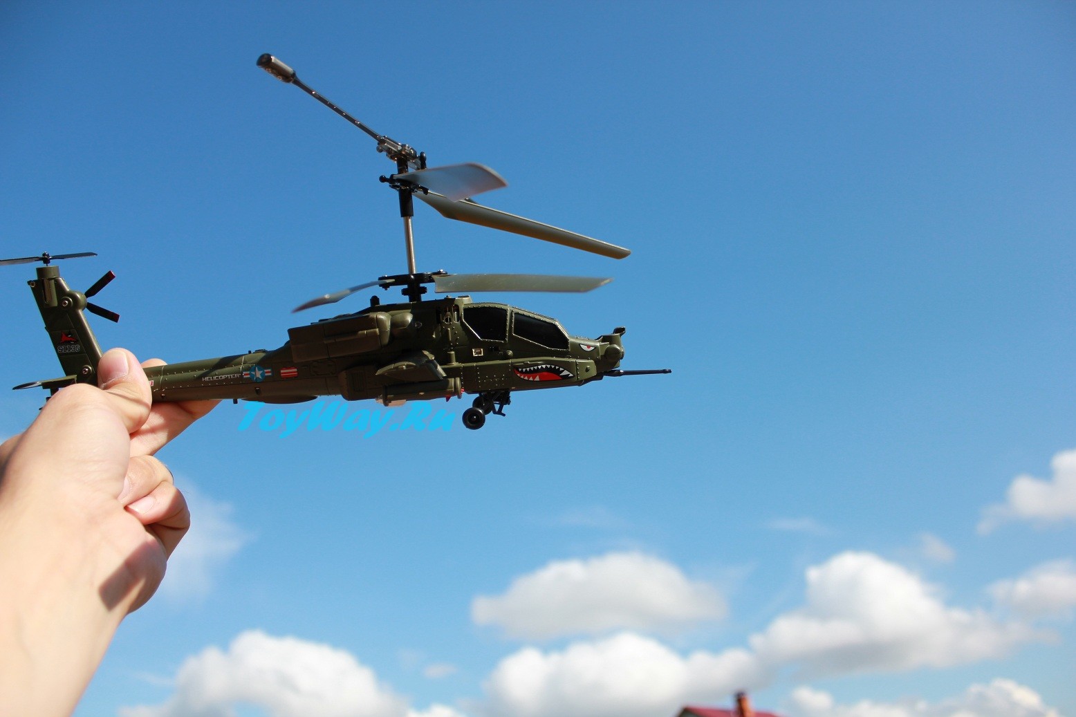 Аpаche. Радиоуправляемый вертолёт со встроенным гироскопом  
