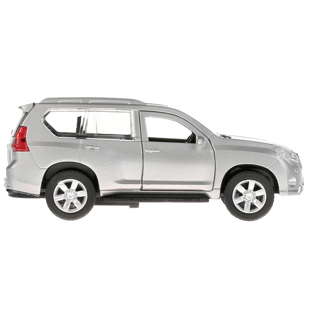 Инерционная металлическая модель - Toyota Prado, 12 см, цвет серебристый  