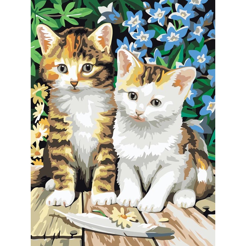 

Раскраски по номерам - Котята, 30 х 40 см