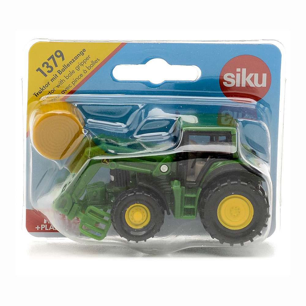 Трактор с захватом тюков Frontlader Siku  