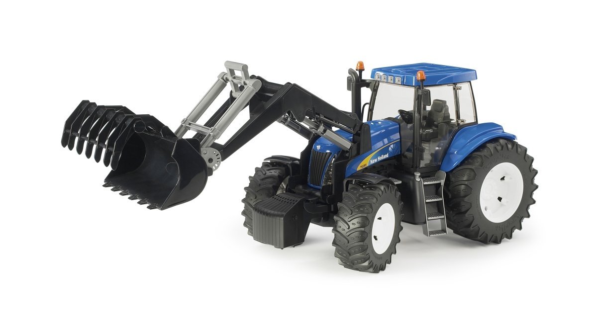 Трактор Bruder New Holland T8040 с погрузчиком  