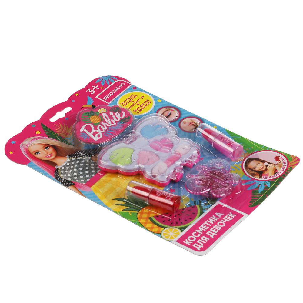 Набор косметики тени блестки помада Барби   