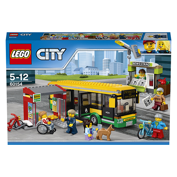 Lego City. Автобусная остановка  