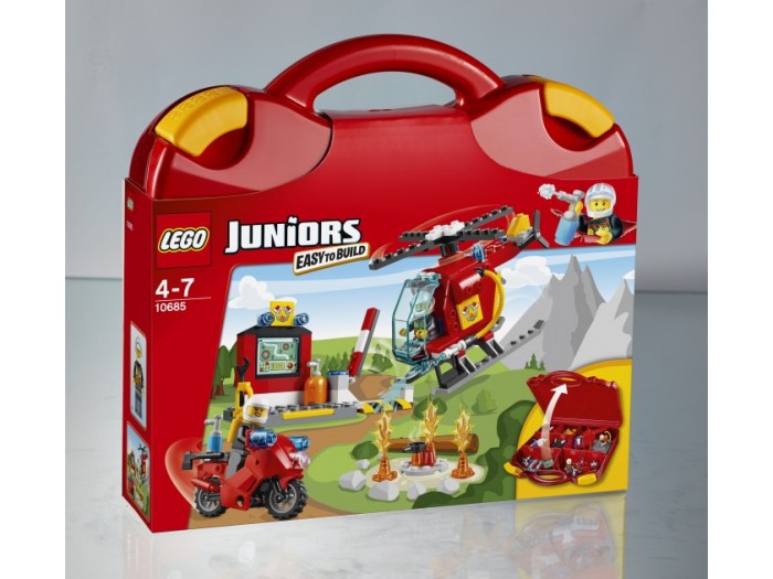 Lego Juniors. Лего Джуниорс. Чемоданчик Пожар  