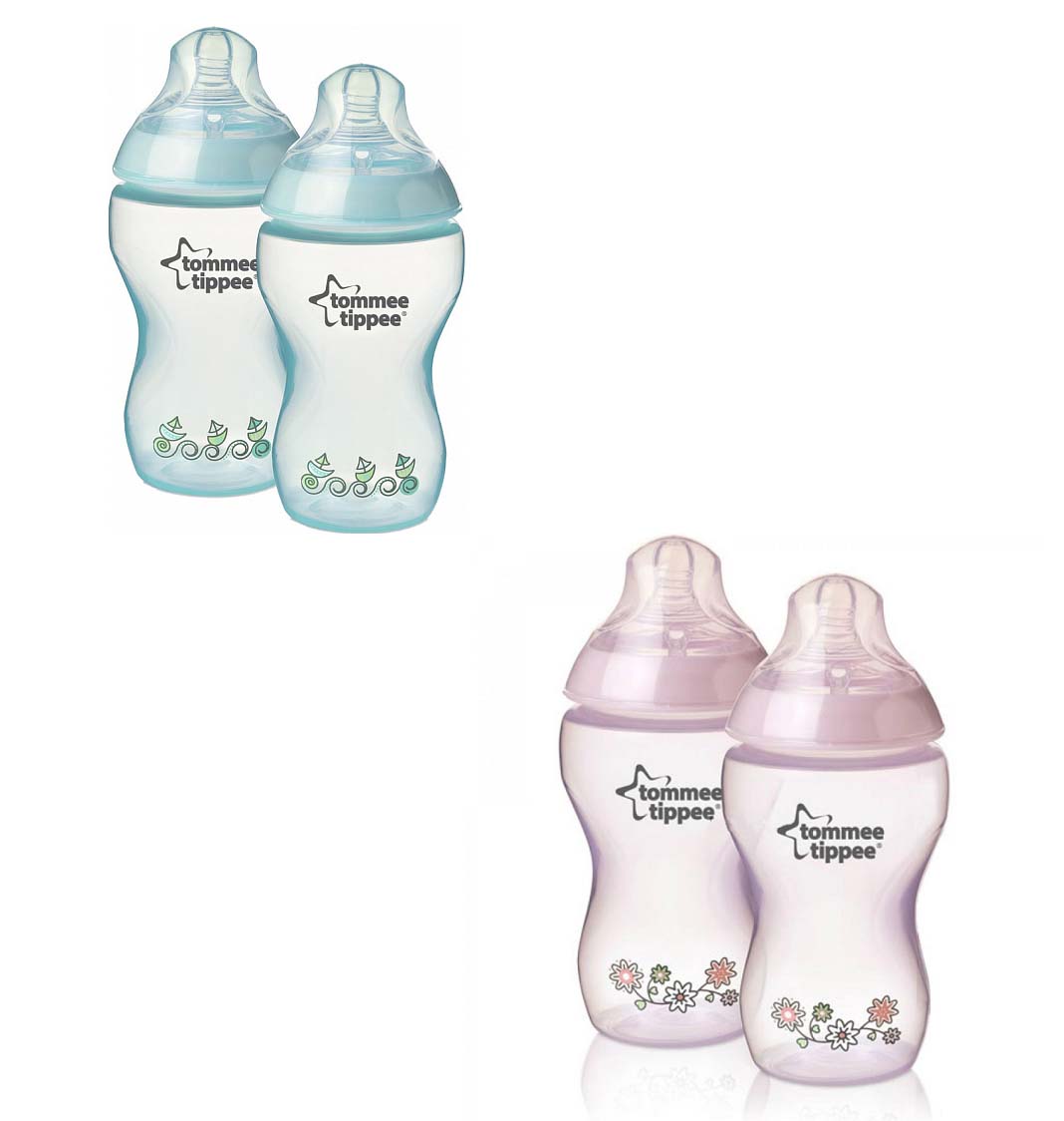 

Бутылочка для кормления Tommee Tippee с рисунком, 340 мл, 2 штуки