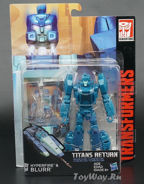 TITANS RETURN. Трансформер Hyperfire and Blurr  