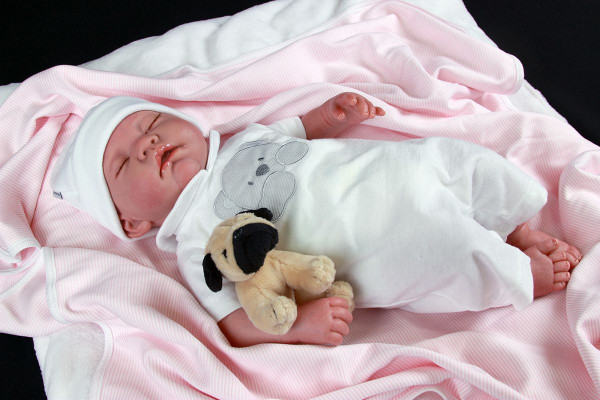 Кукла Реборн младенец Рамон, спящий, 40 см  