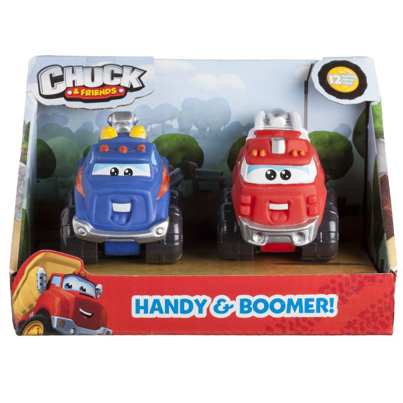 Машинки Chuck & Friends – Хэнди и Бумер, 5 см  