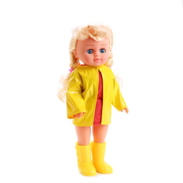 Интерактивная кукла Полина 35 см., поет песенку и читает стих, с кольцом и резиночками, 2 вида  