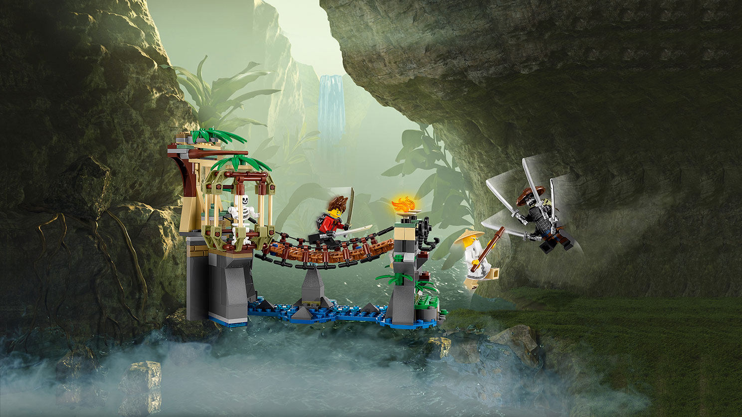 Lego Ninjago. Битва Гармадона и Мастера Ву  