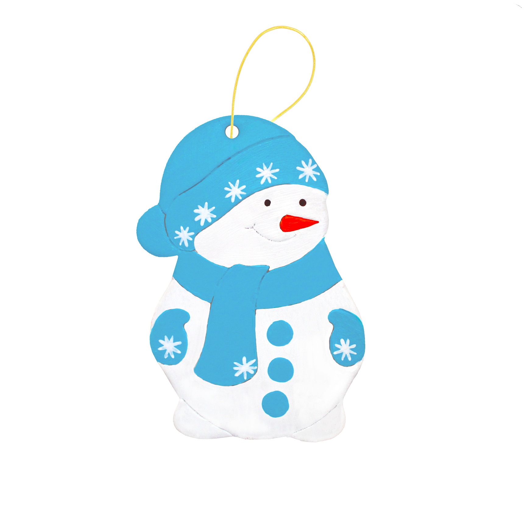 Набор для творчества - Новогодние украшения - Снеговик  
