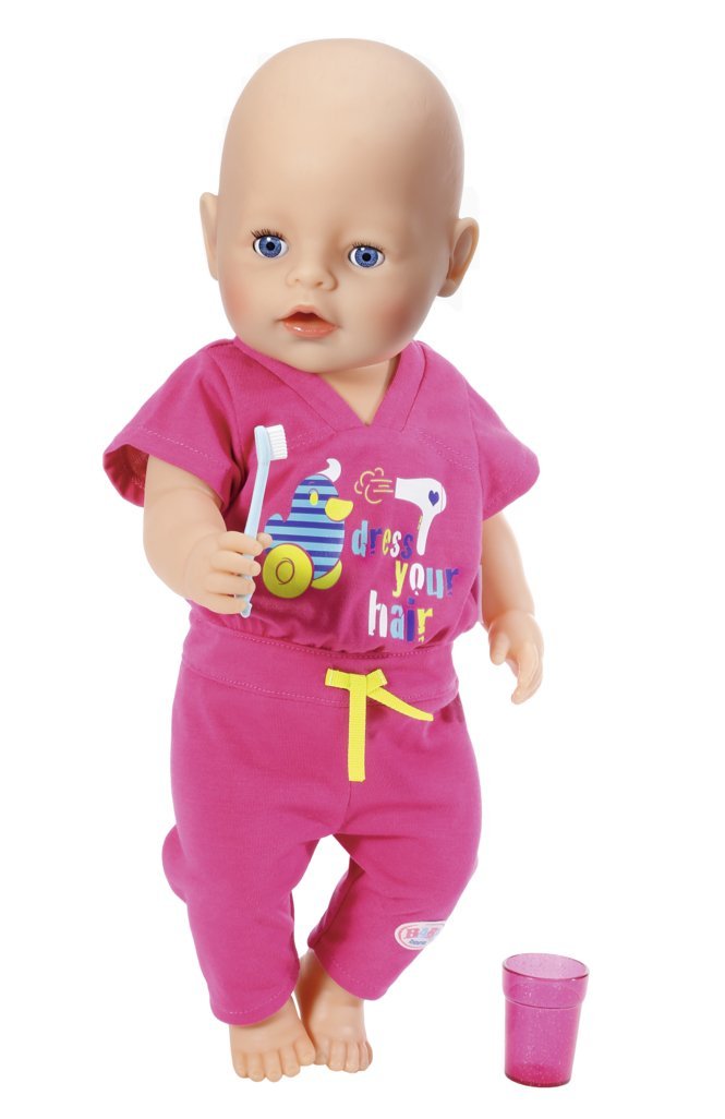 Набор для кукол Baby Born - Пижама, зубная щетка и стаканчик  