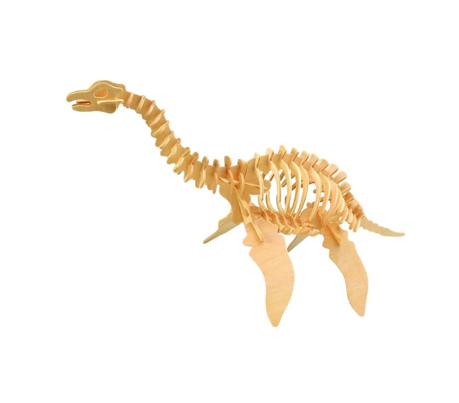 Модель деревянная сборная – Плезиозавр, 4 пластины  
