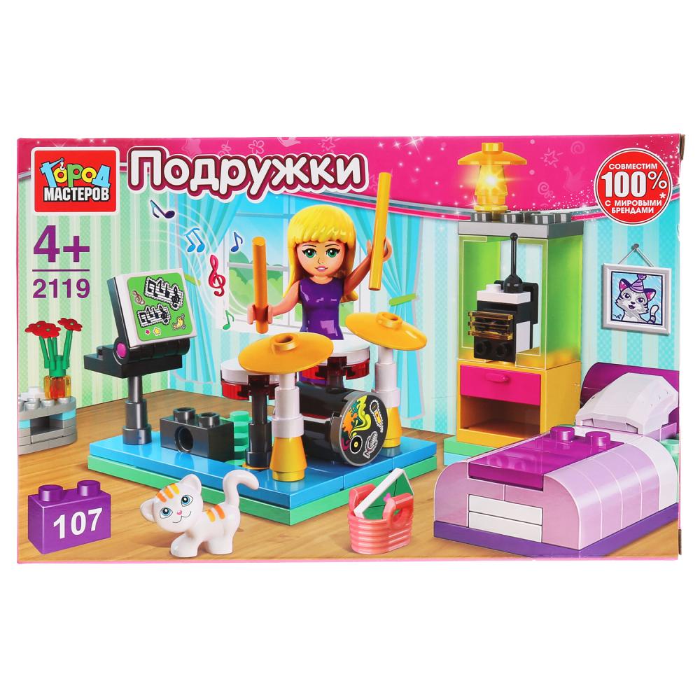

Конструктор Комната с фигуркой, 107 деталей