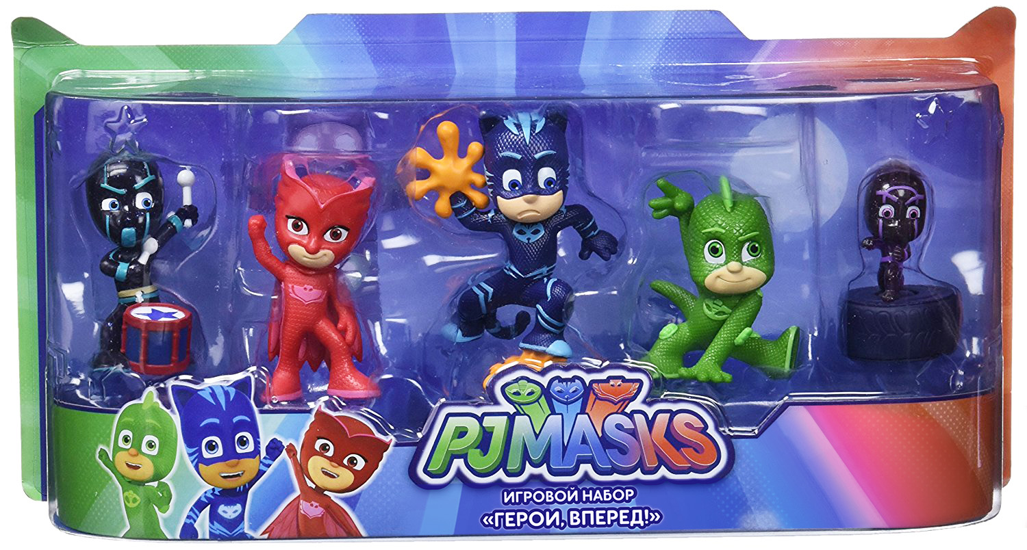 

Игровой набор ™ PJ Masks№ 3 - Герои в масках, 5 фигурок