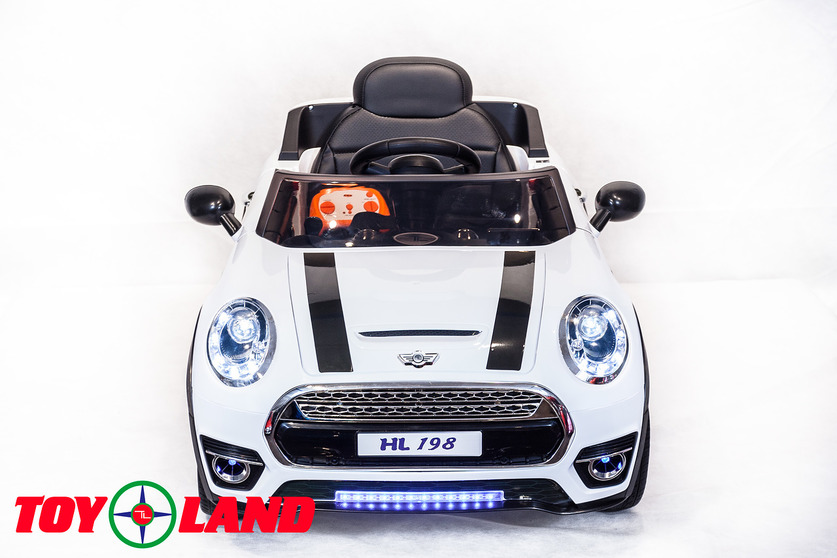 Электромобиль Mini Cooper белый  