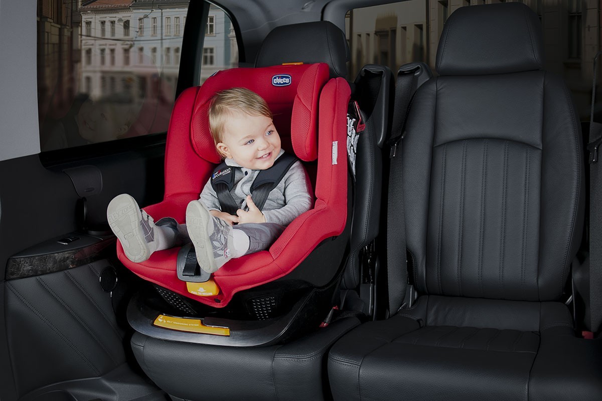 Автокресло Oasys 1, Isofix, красное  