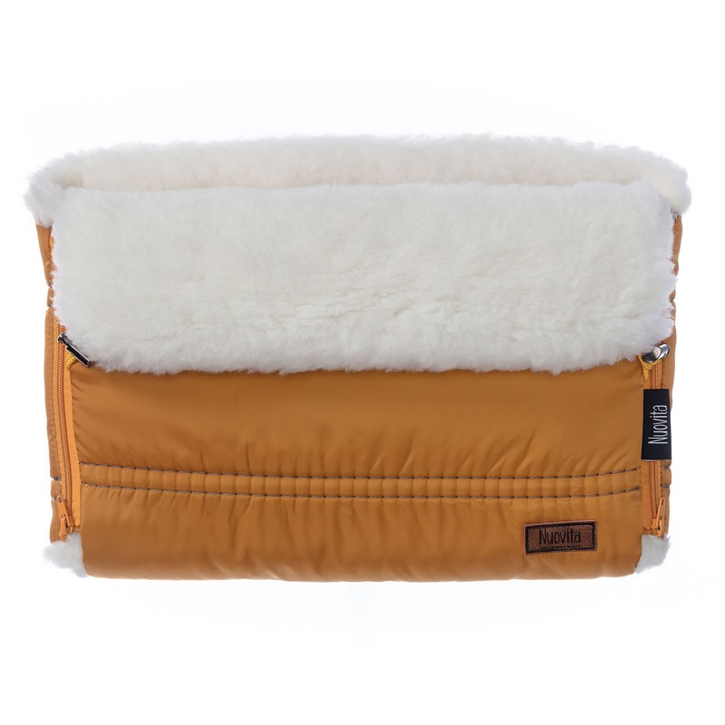 

Муфта меховая для коляски Nuovita Alpino Bianco Miele/Медовый