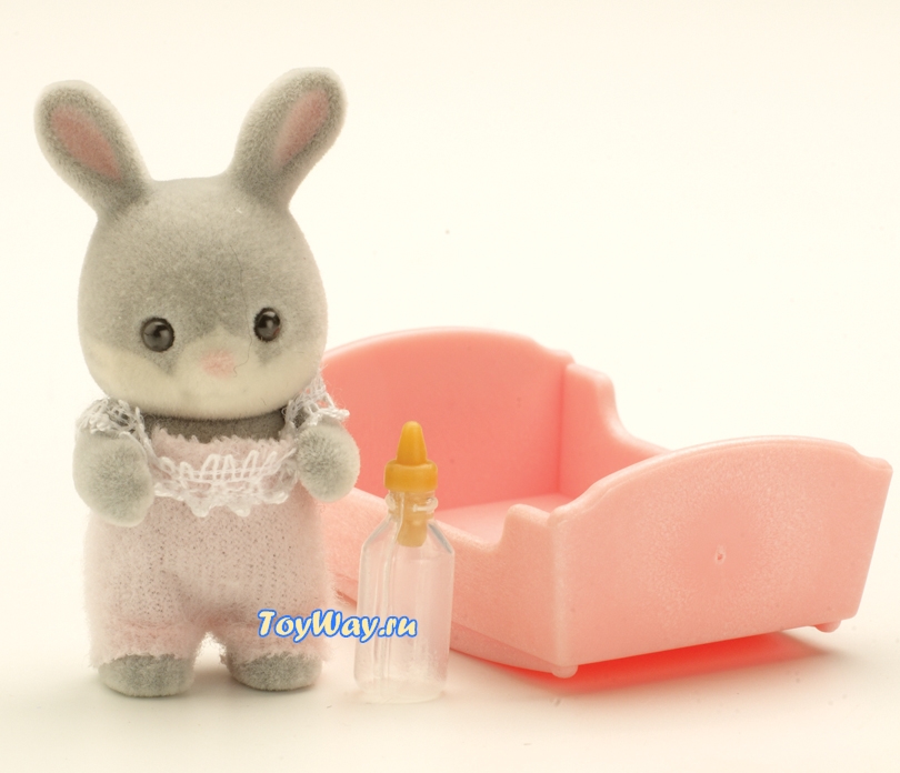 Sylvanian Families - Малыш Серый Кролик   