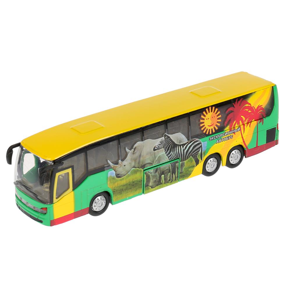  Автобус экскурсионный - Сафари-2, инерционный, свет, звук  